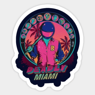 Deadly Miami Sticker